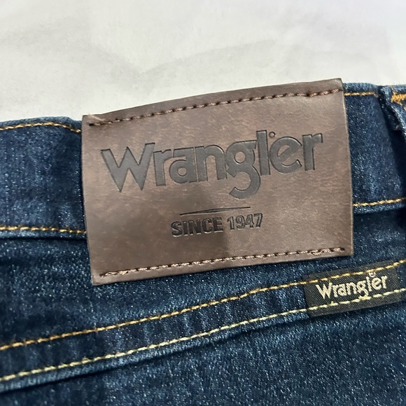Wrangler Straight fit Denim 36x32 dark blue - Picture 8 of 10